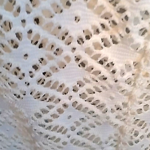 Maurice XL White Lace shirt Sleeves Top - Picture 3 of 5